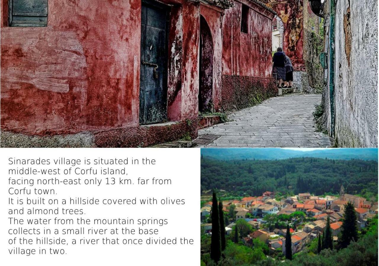 Country Traditional House In Corfu Village, Greece Sinarádes 外观 照片